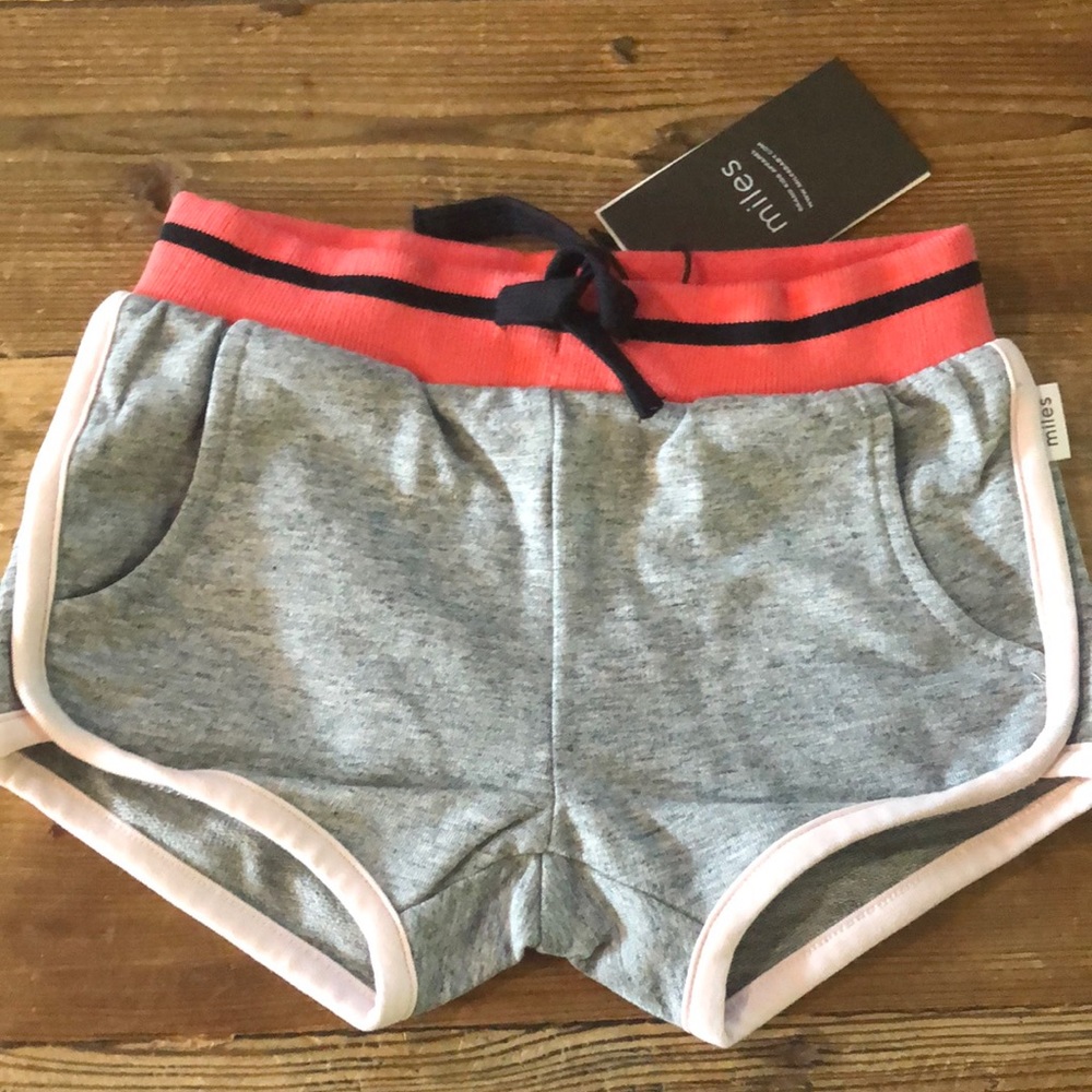 NWT Miles girls toddler gray shorts size 2T